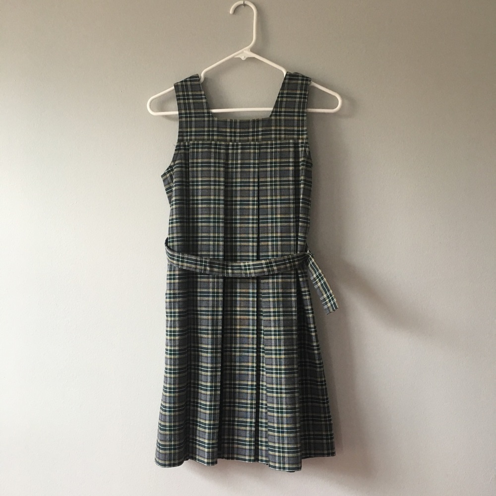 Plaid school girl dress